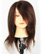 F=79-316 Female Mannequin Head, 100% human hair, 16", #3B Brown