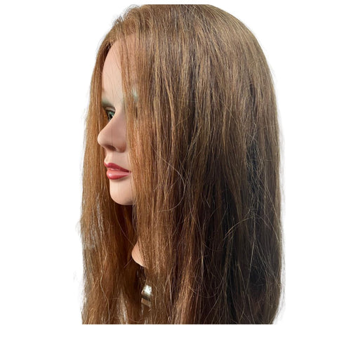 35-634 Mannequin Head 100% Human Hair 24"inch