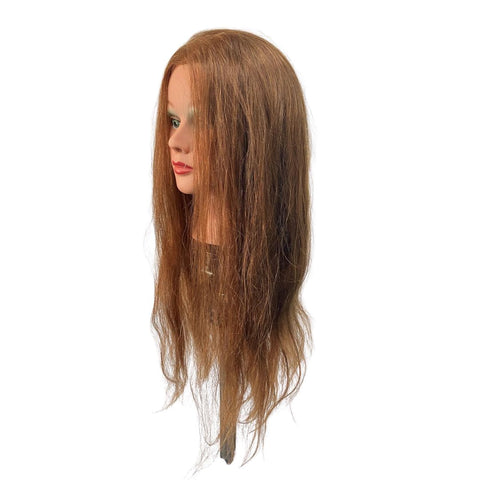 35-634 Mannequin Head 100% Human Hair 24"inch