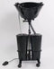 Portable basin with wasted water tank