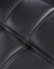 37-3044 Black PU Curve Backrest+ Black PVC Checket sewing round seat