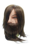 12-110 Dolly Head Man with Beard 100% hair