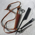 78523 Scissors holder Single scissor Leather