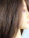 F=79-316 Female Mannequin Head, 100% human hair, 16", #3B Brown
