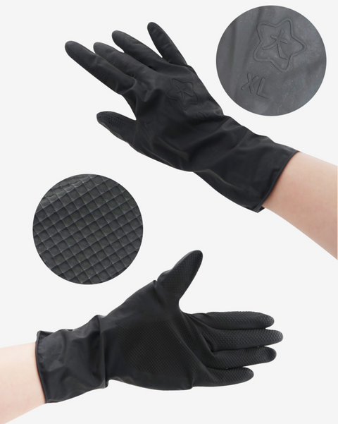 Daedong Black Glove Natural Latex