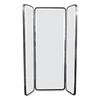 33-2033 Full Length Steel frame Mirror with two Wings