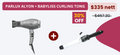PARLUX ALYON + BABYLISS CURLING TONG